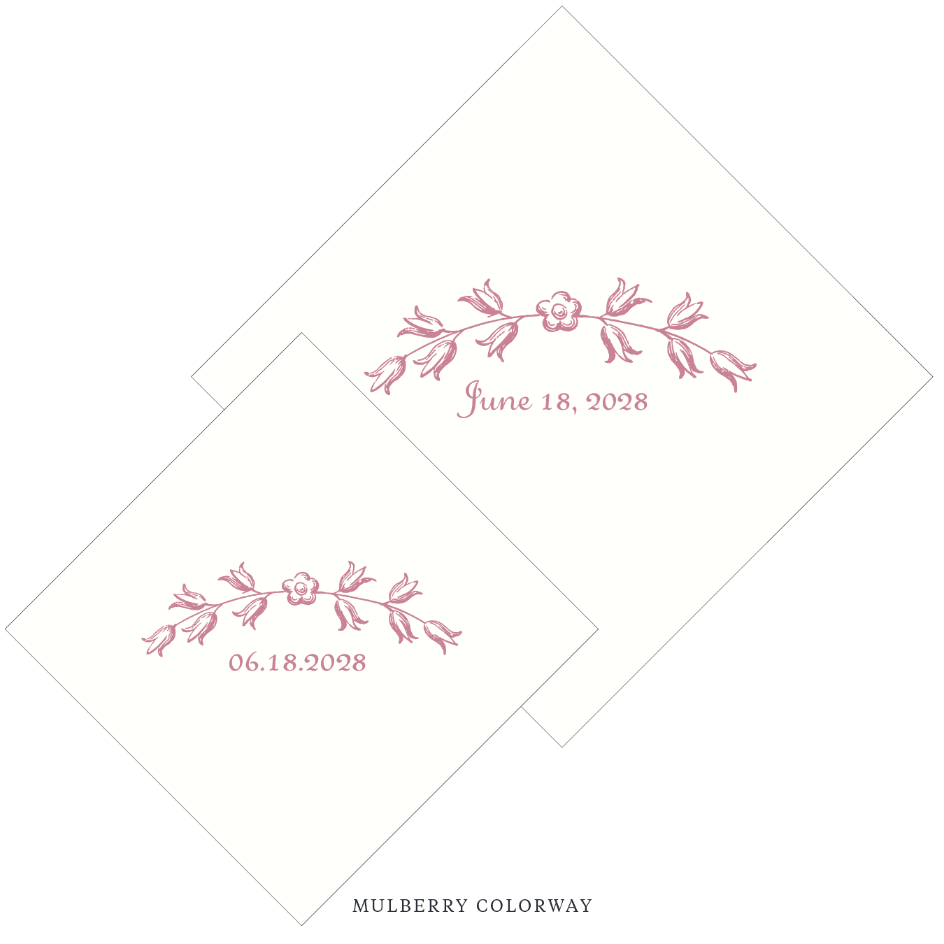 Campbell Motif Cocktail Napkin