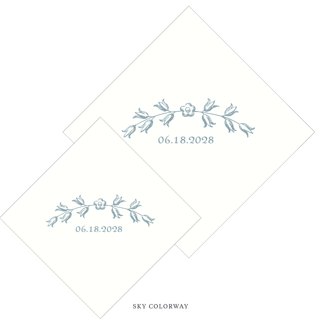 Campbell Motif Cocktail Napkin