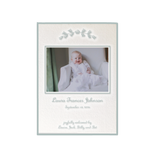 Campbell Motif Photo Birth Announcement