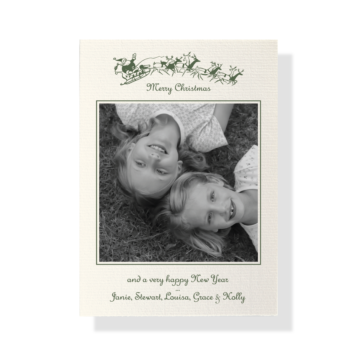 Campbell Vintage Motif Classic Print Holiday Card