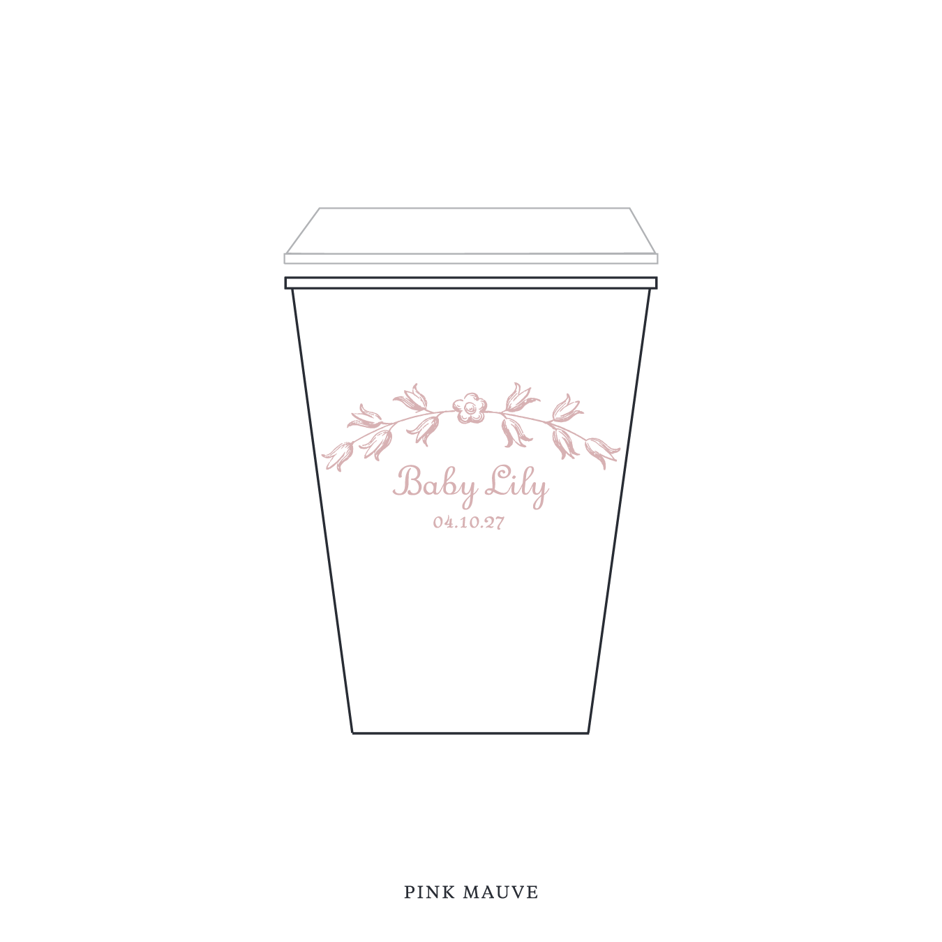 Campbell Motif Paper Cup | 12 oz with Lid