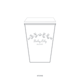 Campbell Motif Paper Cup | 12 oz with Lid