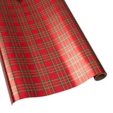 Royal Plaid Caspari Wrapping Paper