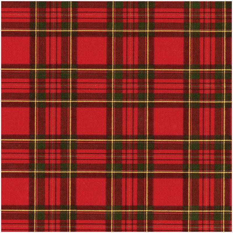Royal Plaid Caspari Wrapping Paper