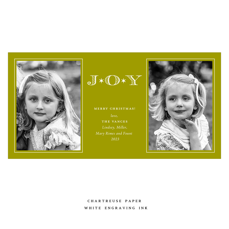Celeste Medium Luxe Holiday Card