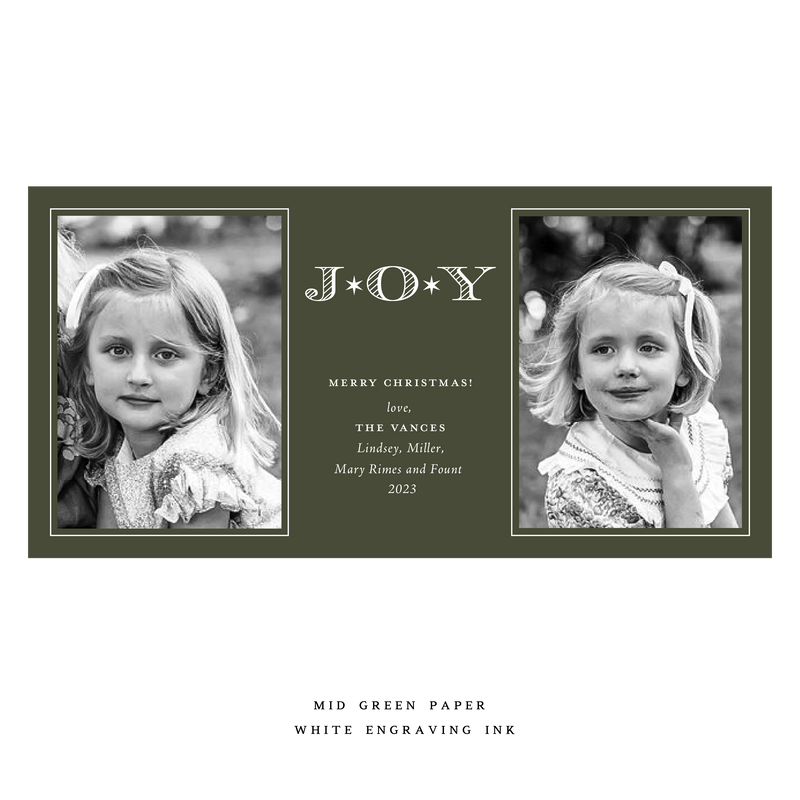 Celeste Medium Luxe Holiday Card