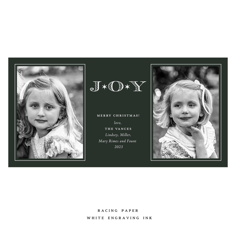 Celeste Medium Luxe Holiday Card