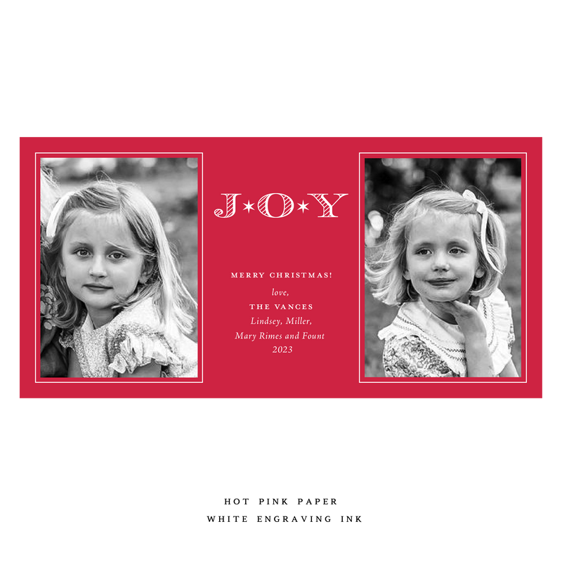 Celeste Medium Luxe Holiday Card
