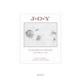 Celeste Small Letterpress Birth Announcement