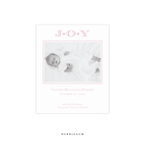 Celeste Small Letterpress Birth Announcement
