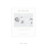 Celeste Small Letterpress Birth Announcement