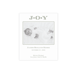 Celeste Small Letterpress Birth Announcement