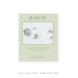 Celeste Classic Printed Small Holiday Card