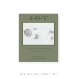 Celeste Classic Printed Small Holiday Card