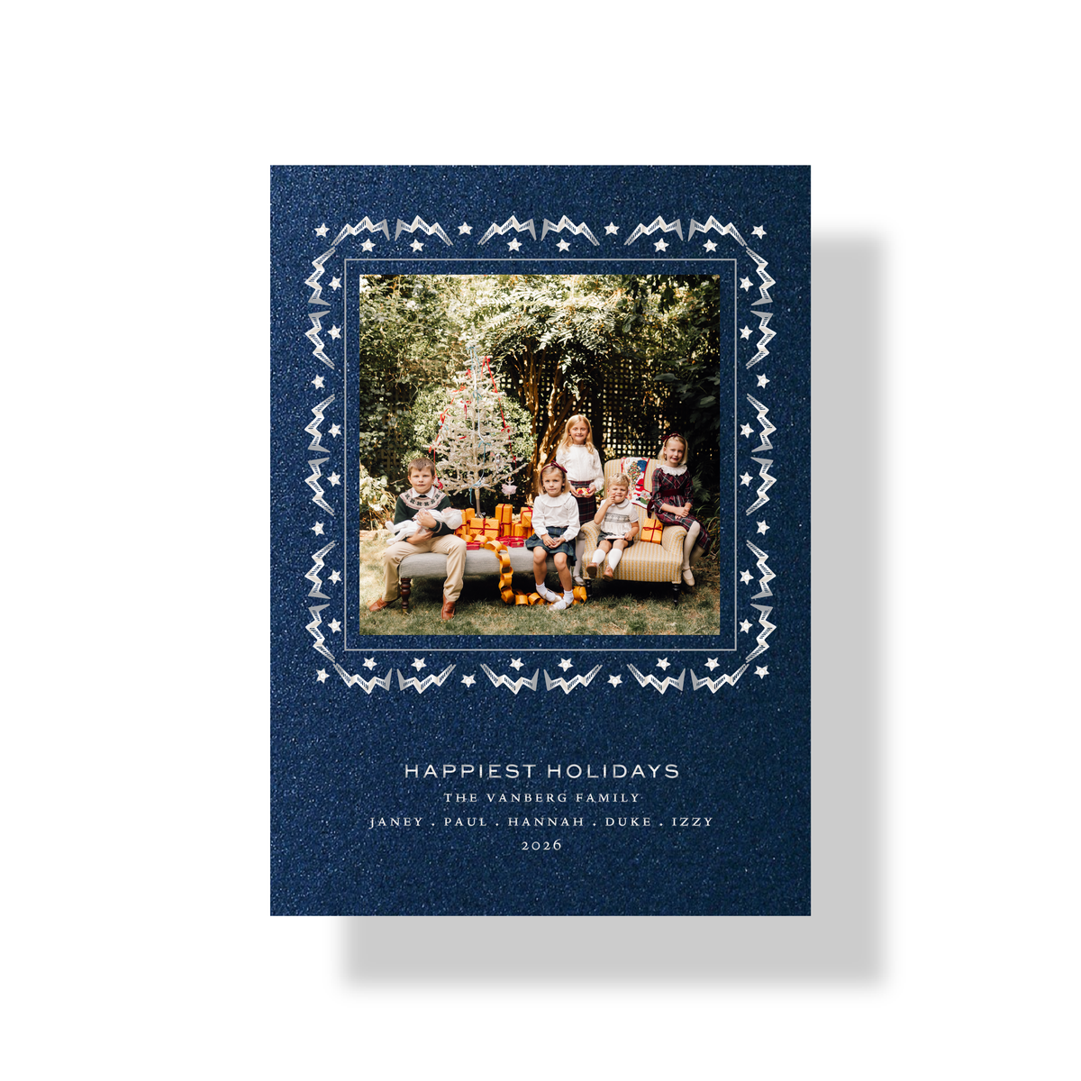 Ceres Engraved Holiday Card, Medium