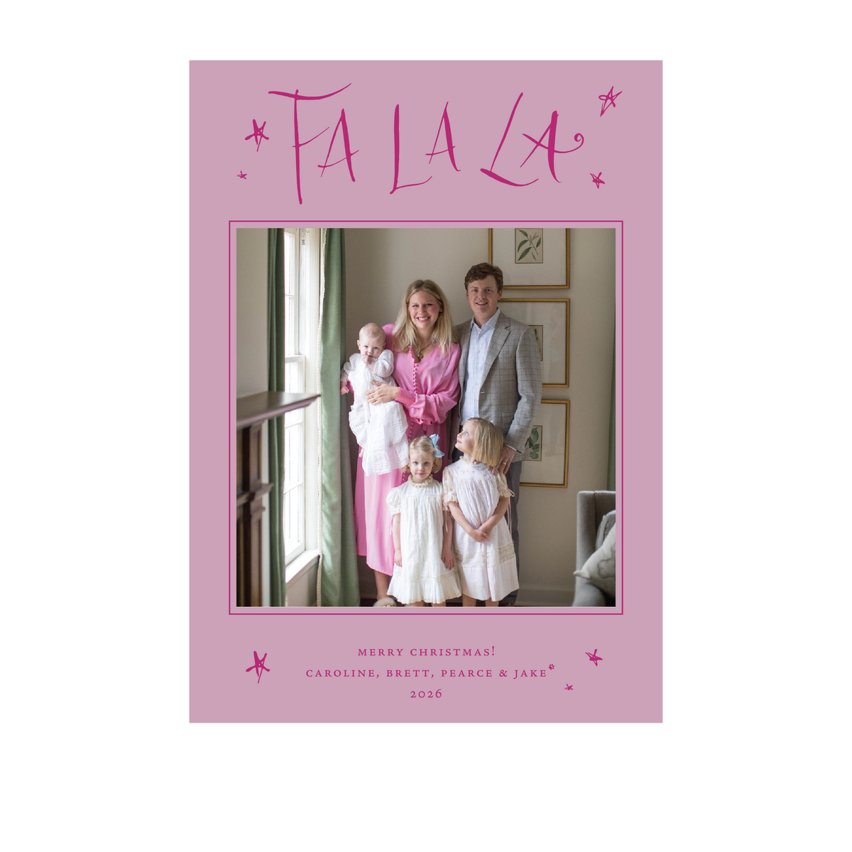 Chadwick Classic Flat Print Holiday Card, Large (Archive)
