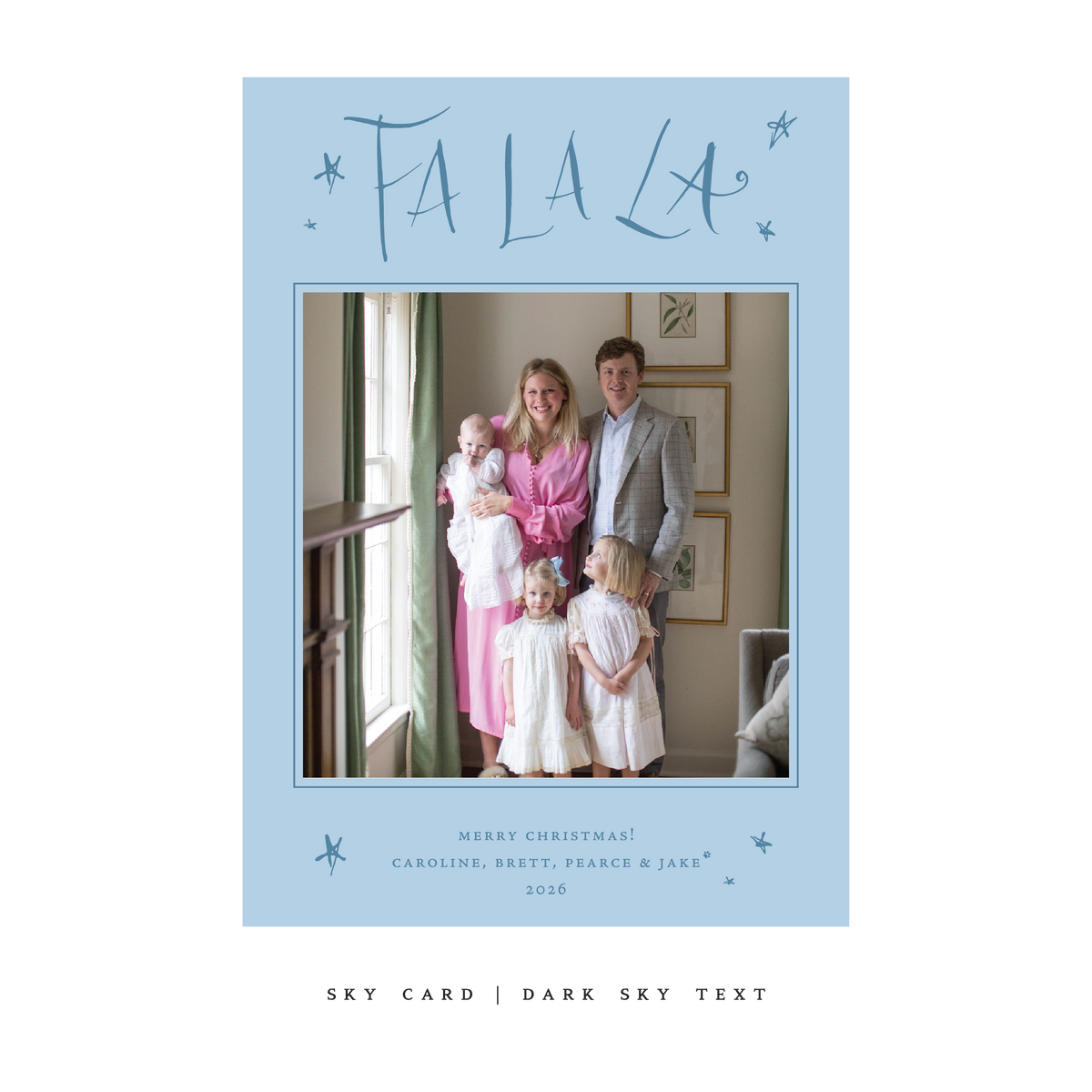 Chadwick Classic Flat Print Holiday Card, Large (Archive)