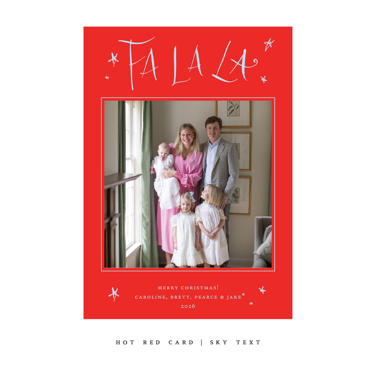 Chadwick Classic Flat Print Holiday Card, Large (Archive)