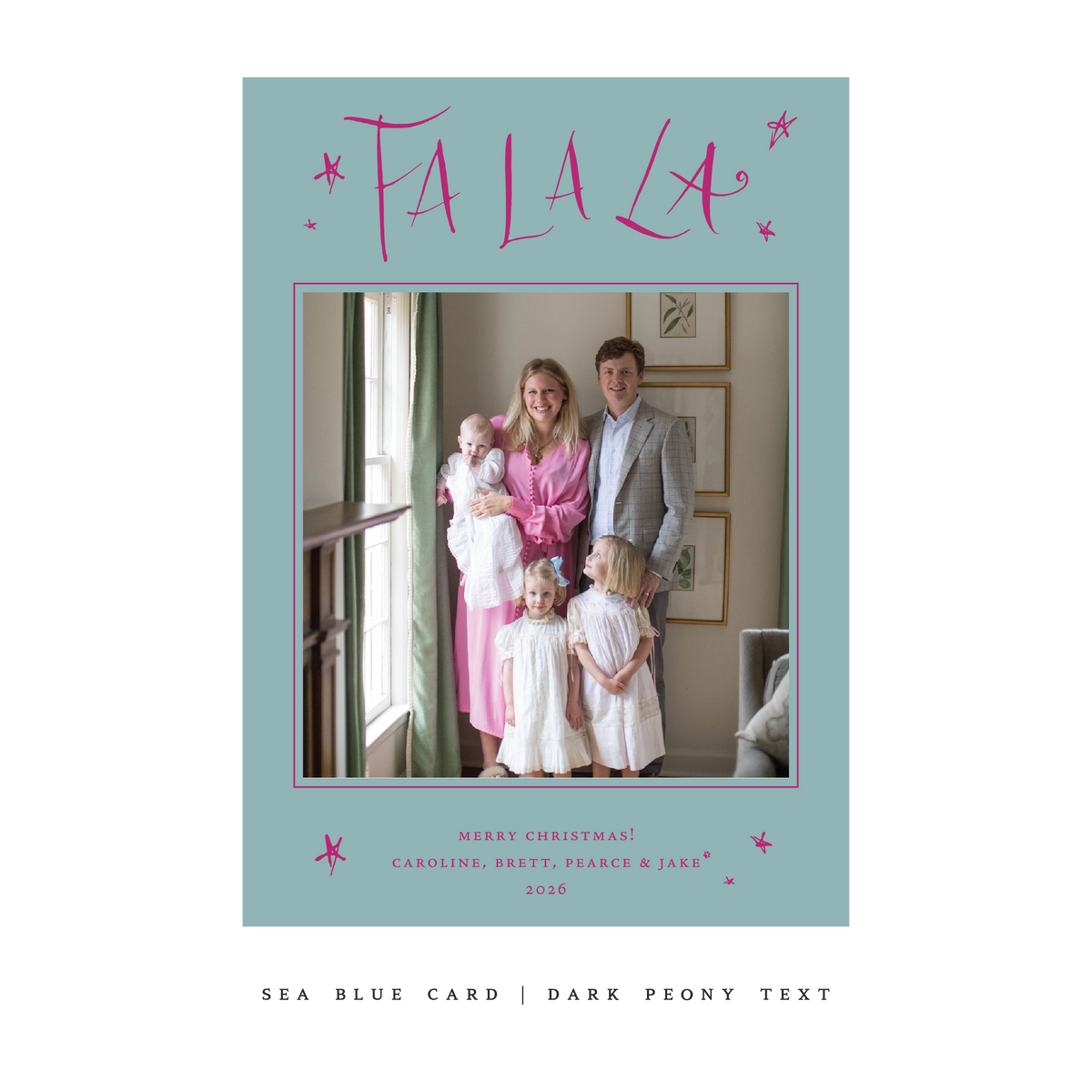 Chadwick Classic Flat Print Holiday Card, Large (Archive)