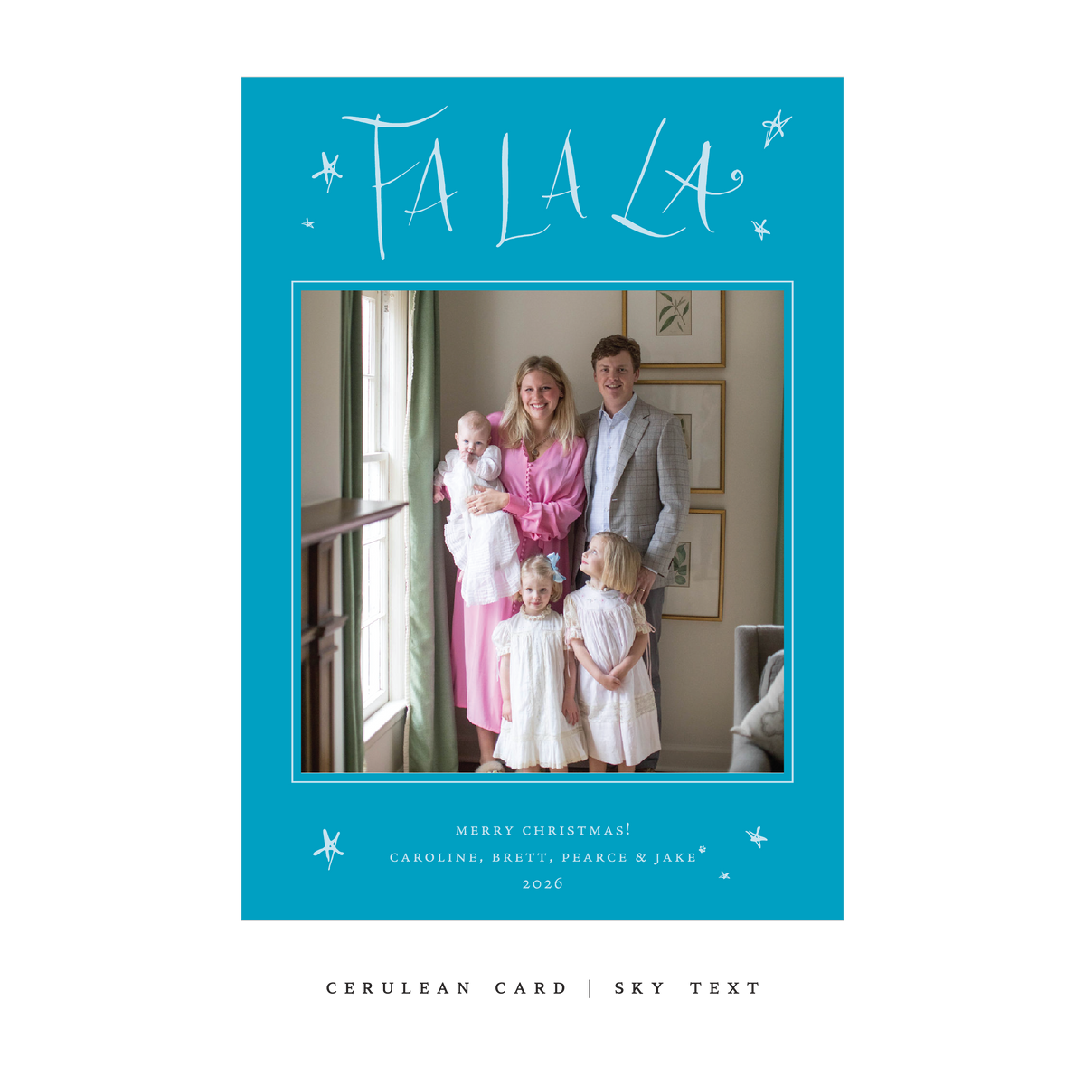 Chadwick Classic Flat Print Holiday Card, Large (Archive)