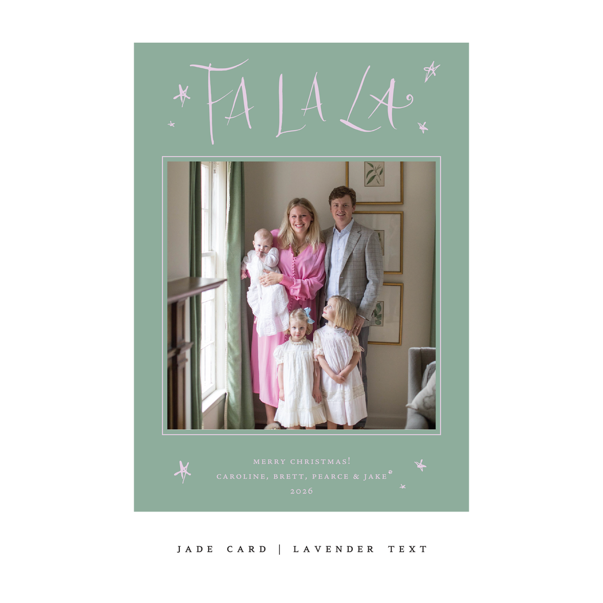 Chadwick Classic Flat Print Holiday Card, Large (Archive)