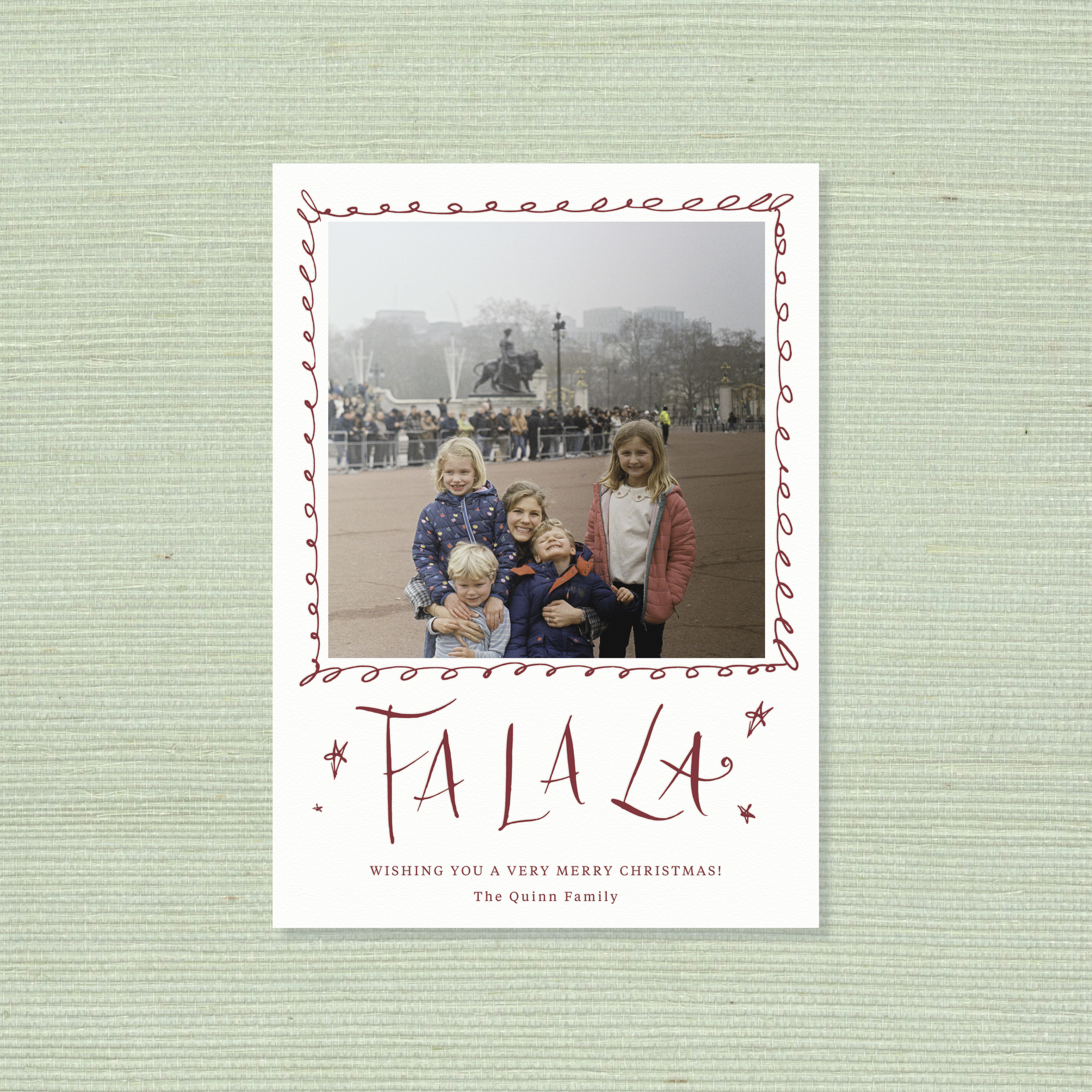 Chadwick Letterpress Holiday Card, Large