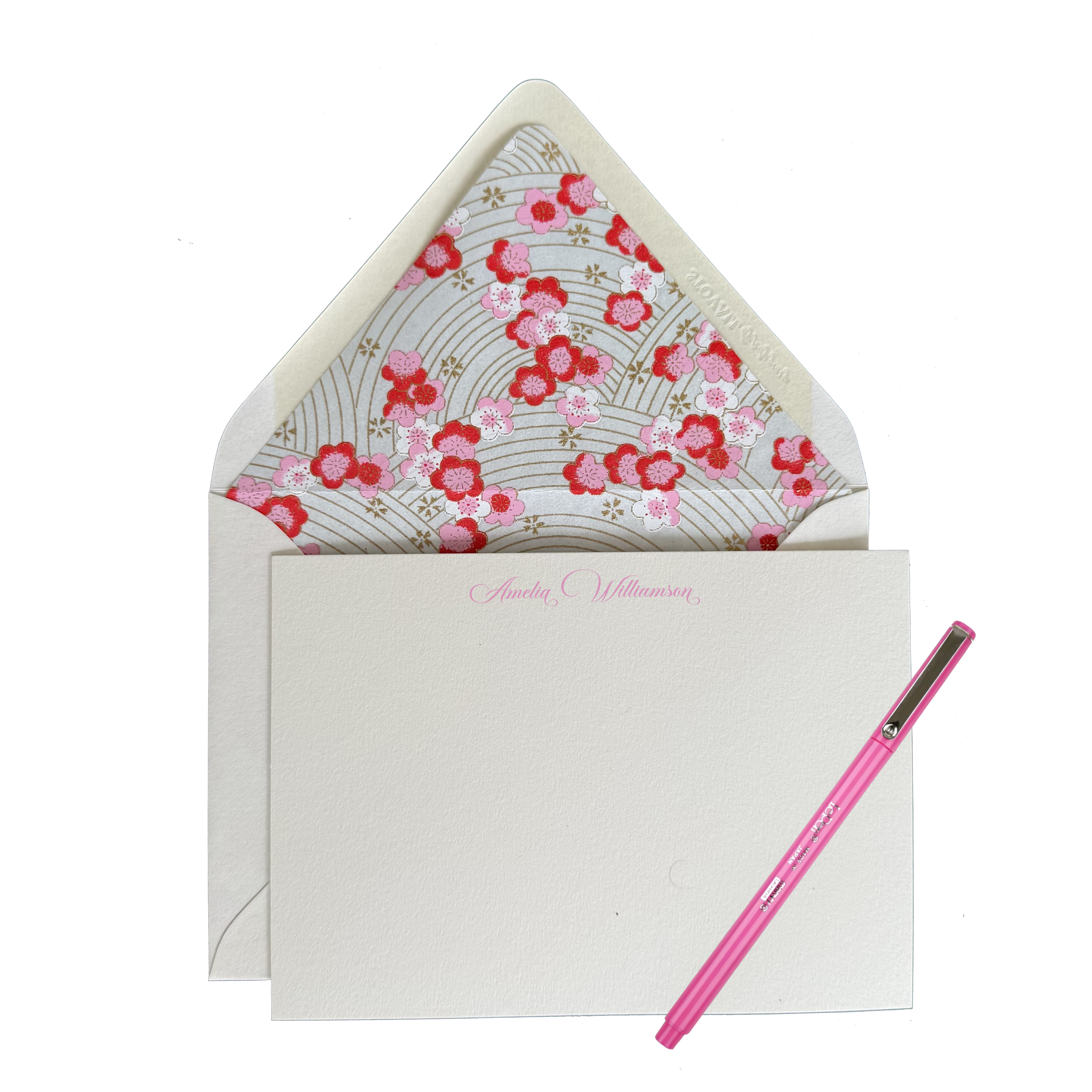 Cherry Stationery Set