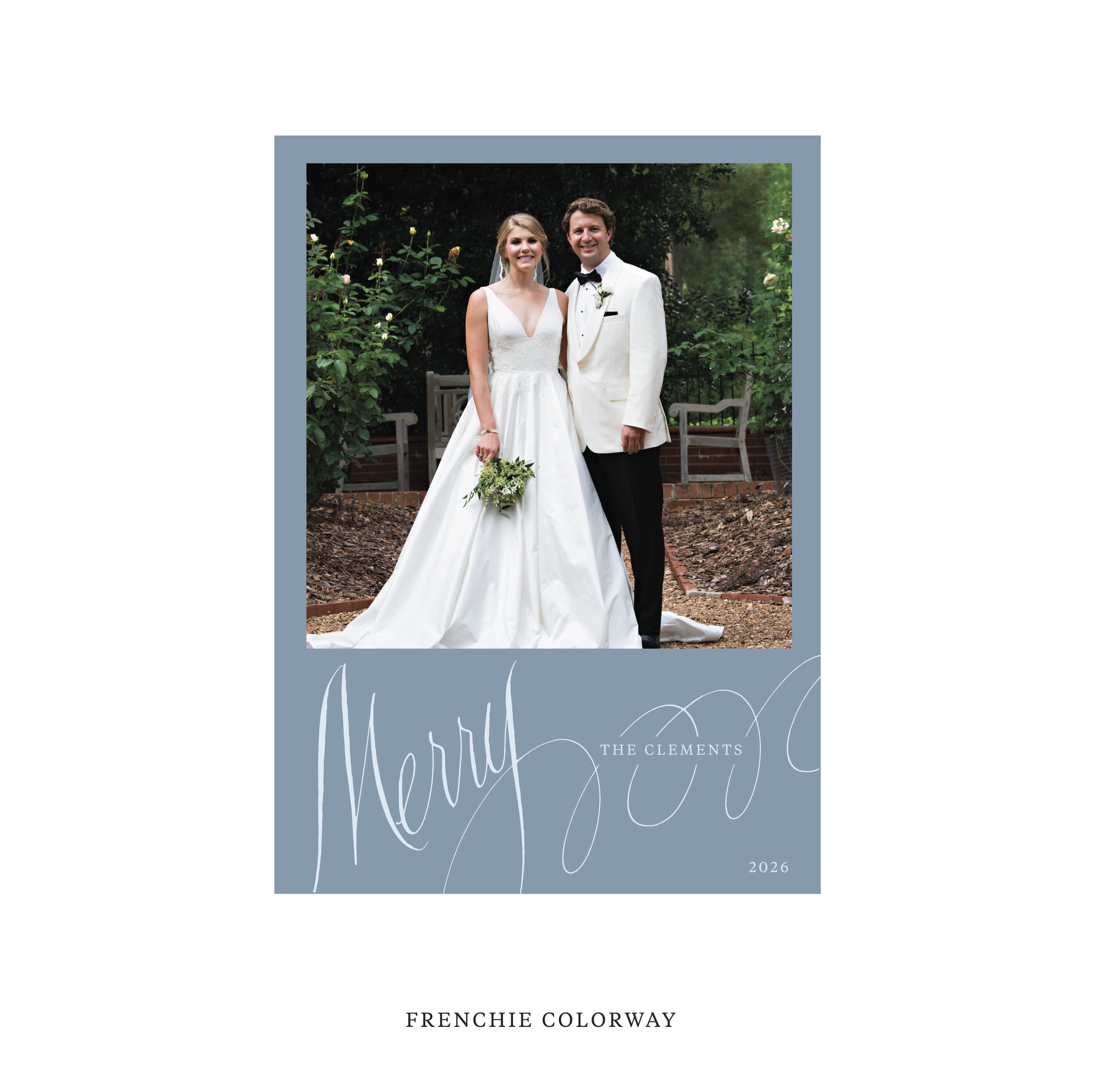 Clement Classic Flat Print Holiday Card, Large
