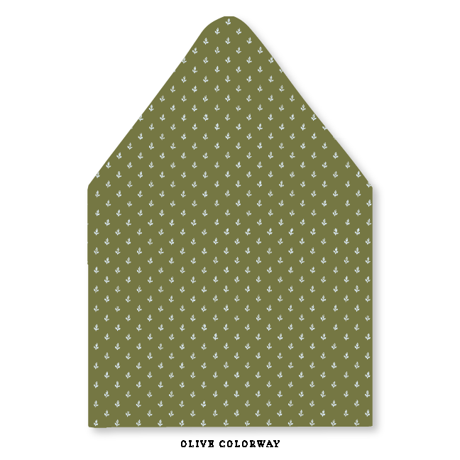 Country Tulip Envelope Liner
