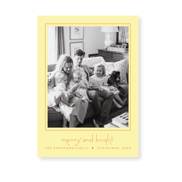 Cranford Classic Printed Medium Holiday Card
