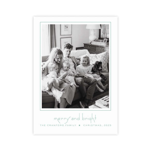 Cranford Letterpress Medium Holiday Card