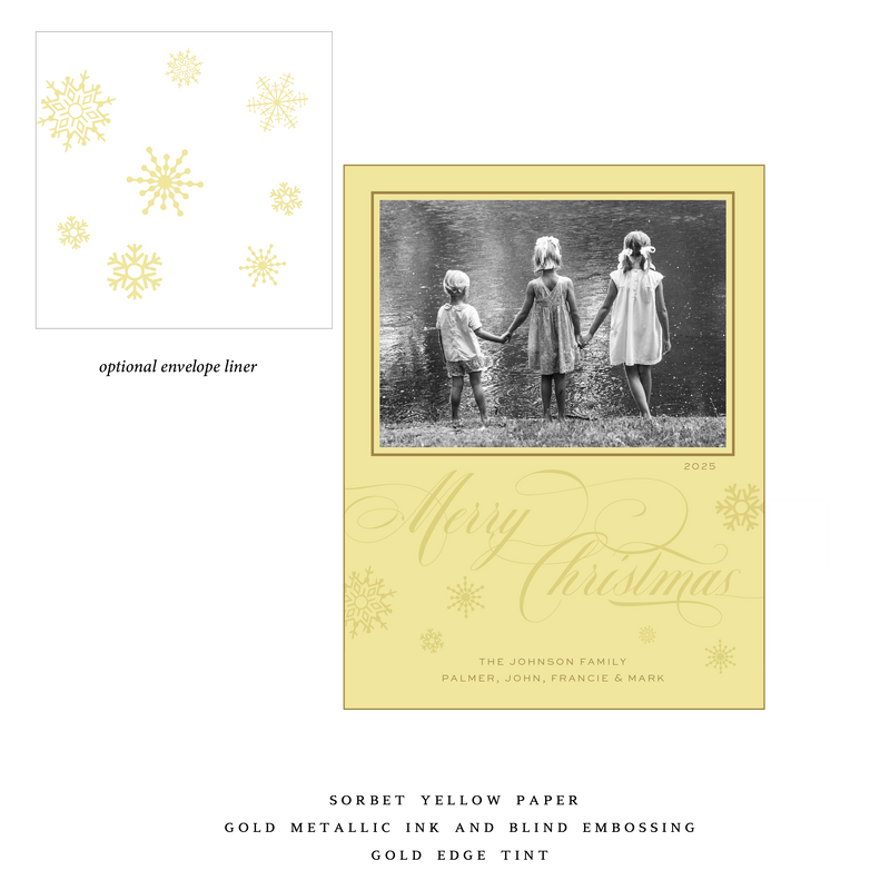 Halley Small Luxe Holiday Card