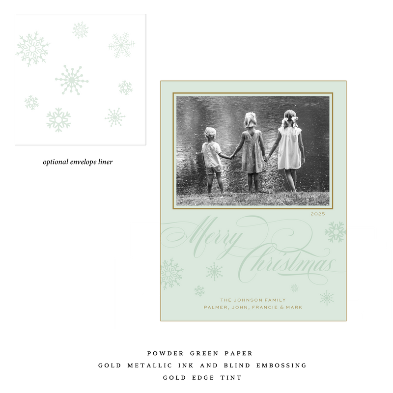 Halley Small Luxe Holiday Card