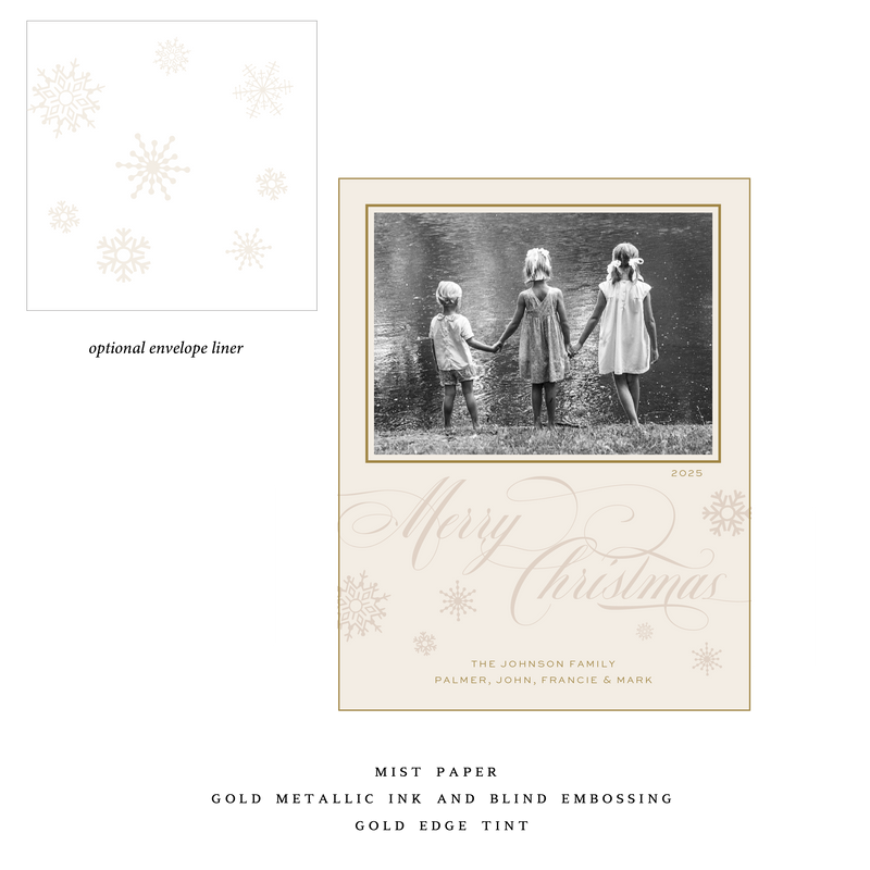 Halley Small Luxe Holiday Card