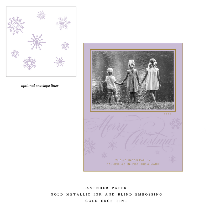 Halley Small Luxe Holiday Card