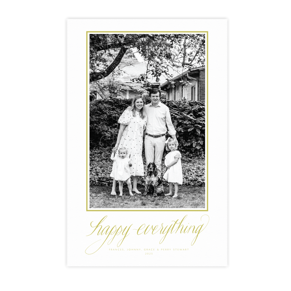 Cressida Letterpress Large Holiday Card