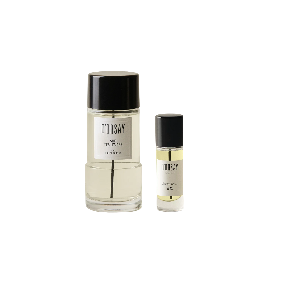 French unisex perfume Sur Tes Lèvres E.Q. by D’Orsay; floral musk perfume with iris and cashmeran