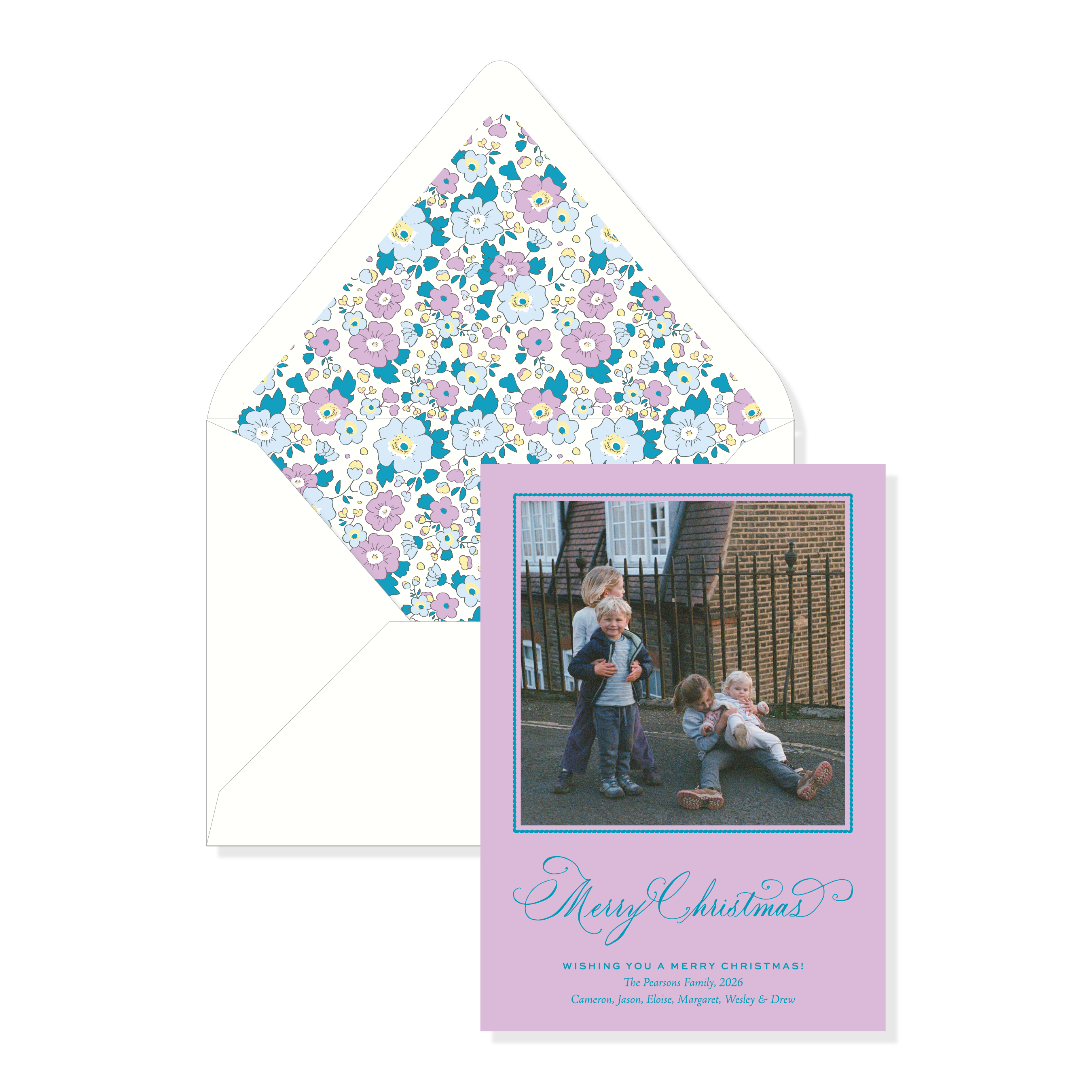 Dappledell Garden Classic Printed Holiday Card