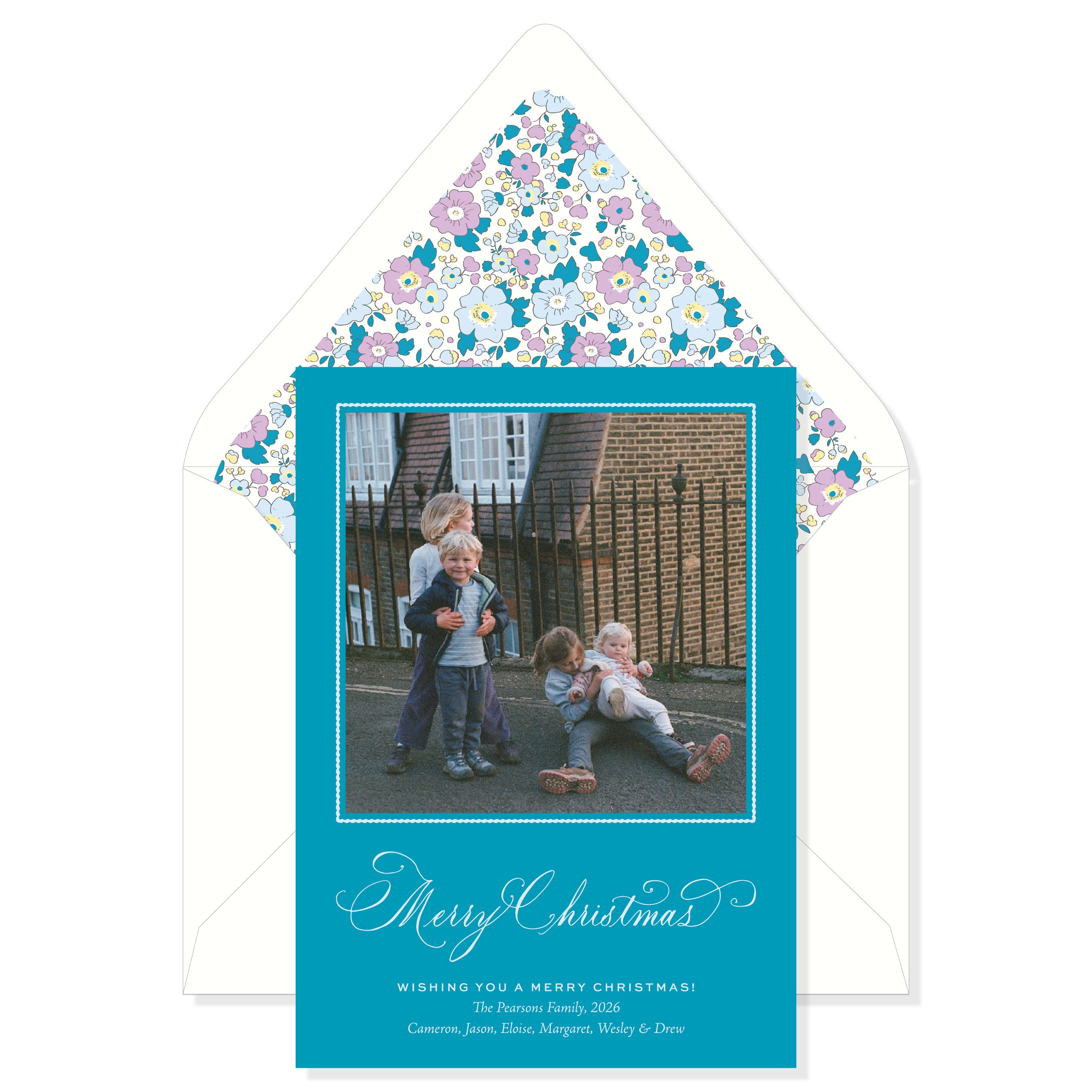 Dappledell Garden Classic Printed Holiday Card