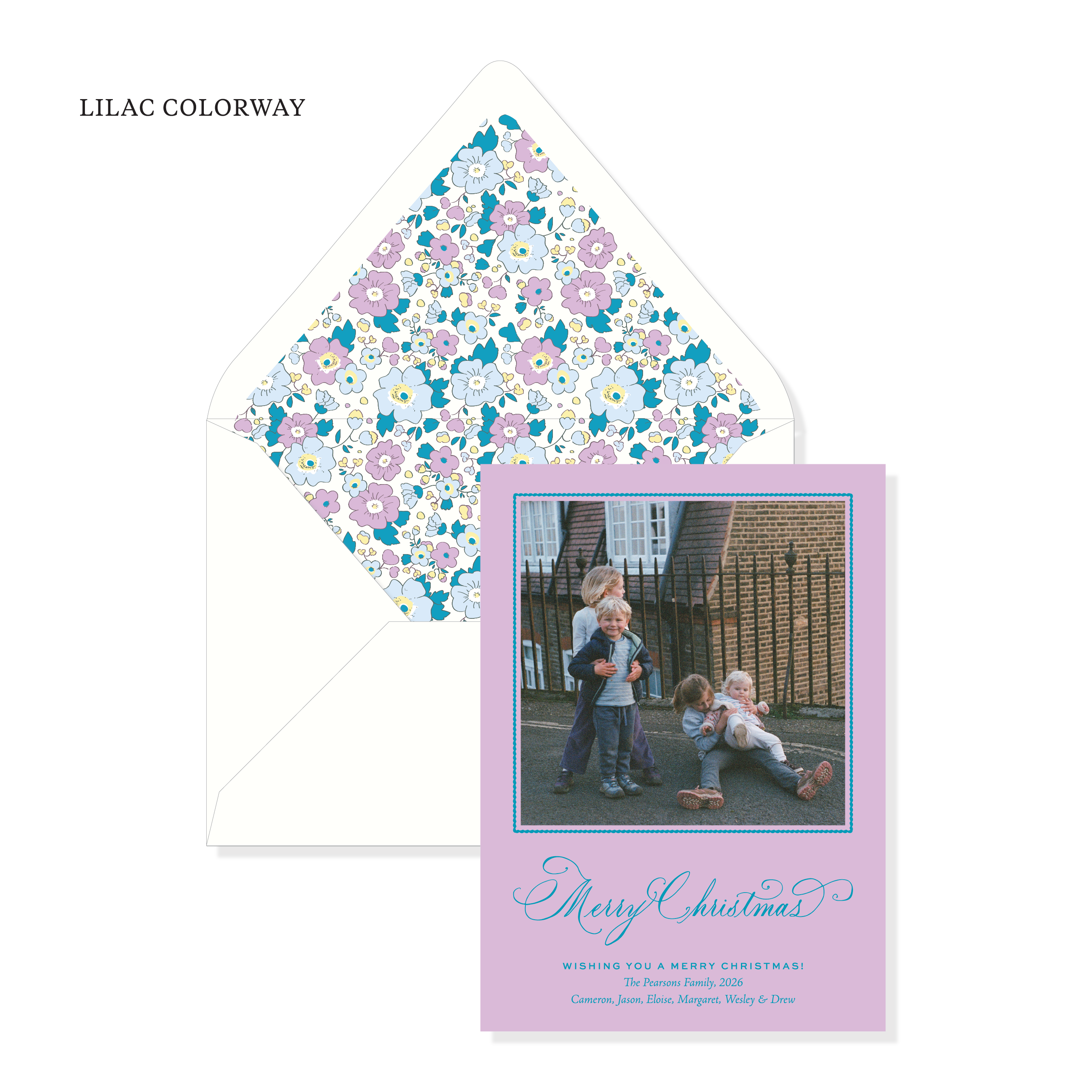 Dappledell Garden Classic Printed Holiday Card