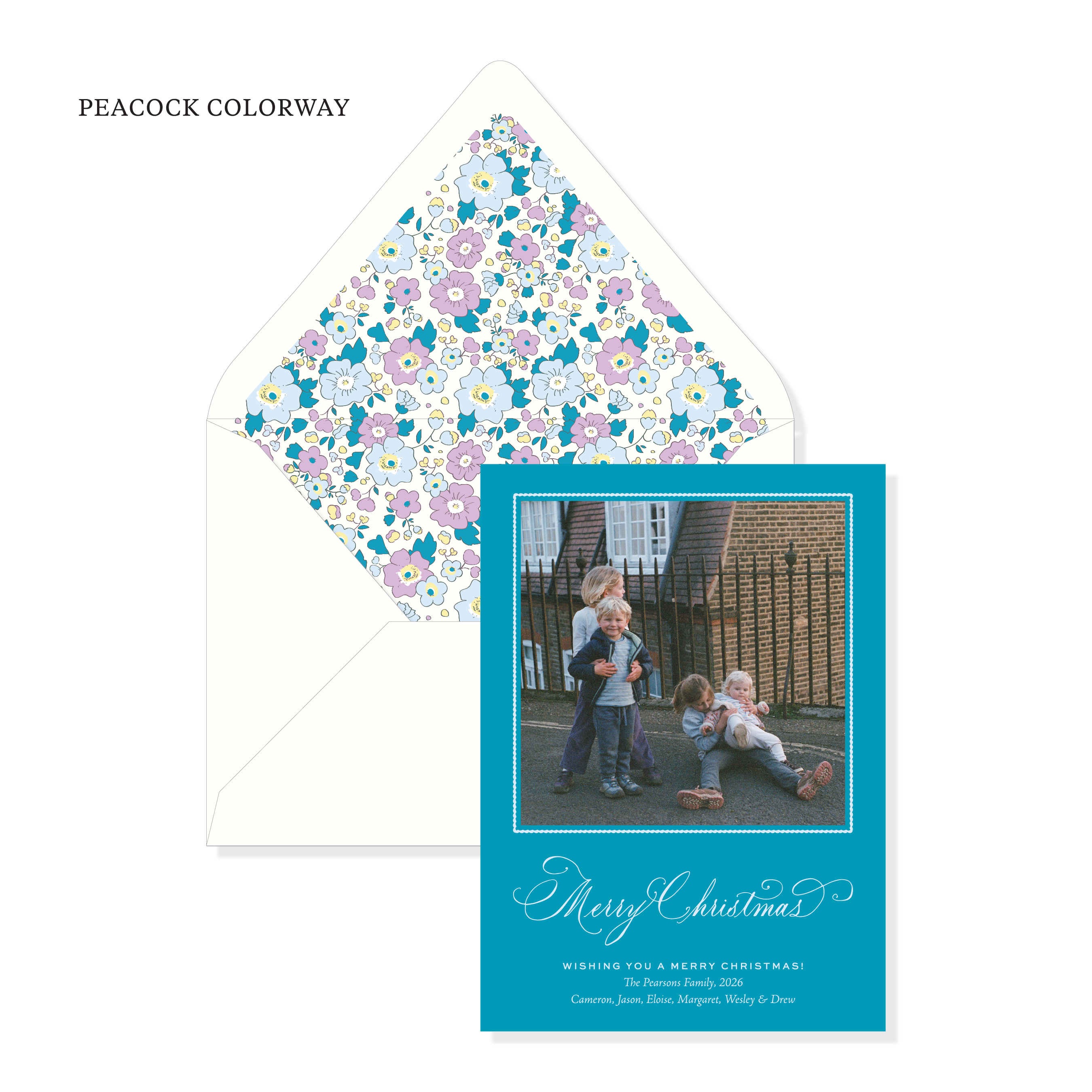 Dappledell Garden Classic Printed Holiday Card