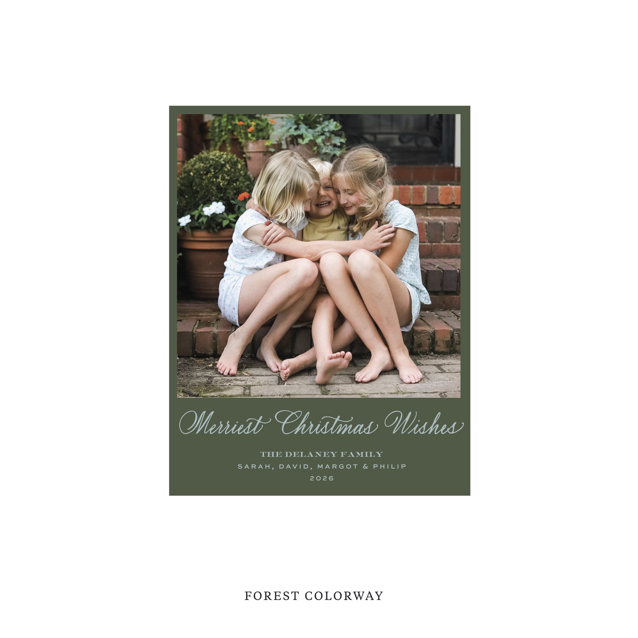 Goodwin Classic Flat Print Holiday Card, Small