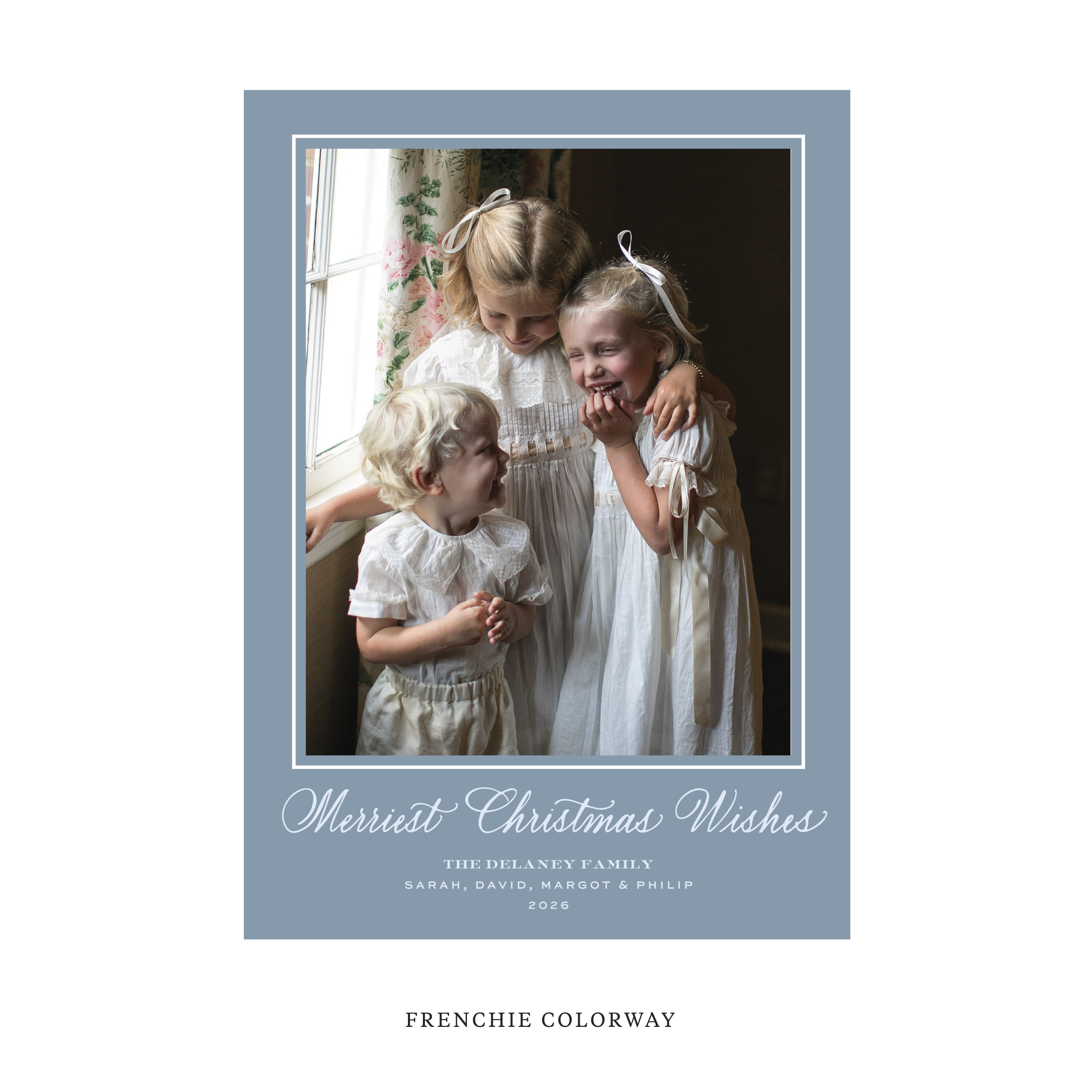 Goodwin Classic Flat Print Holiday Card, Large