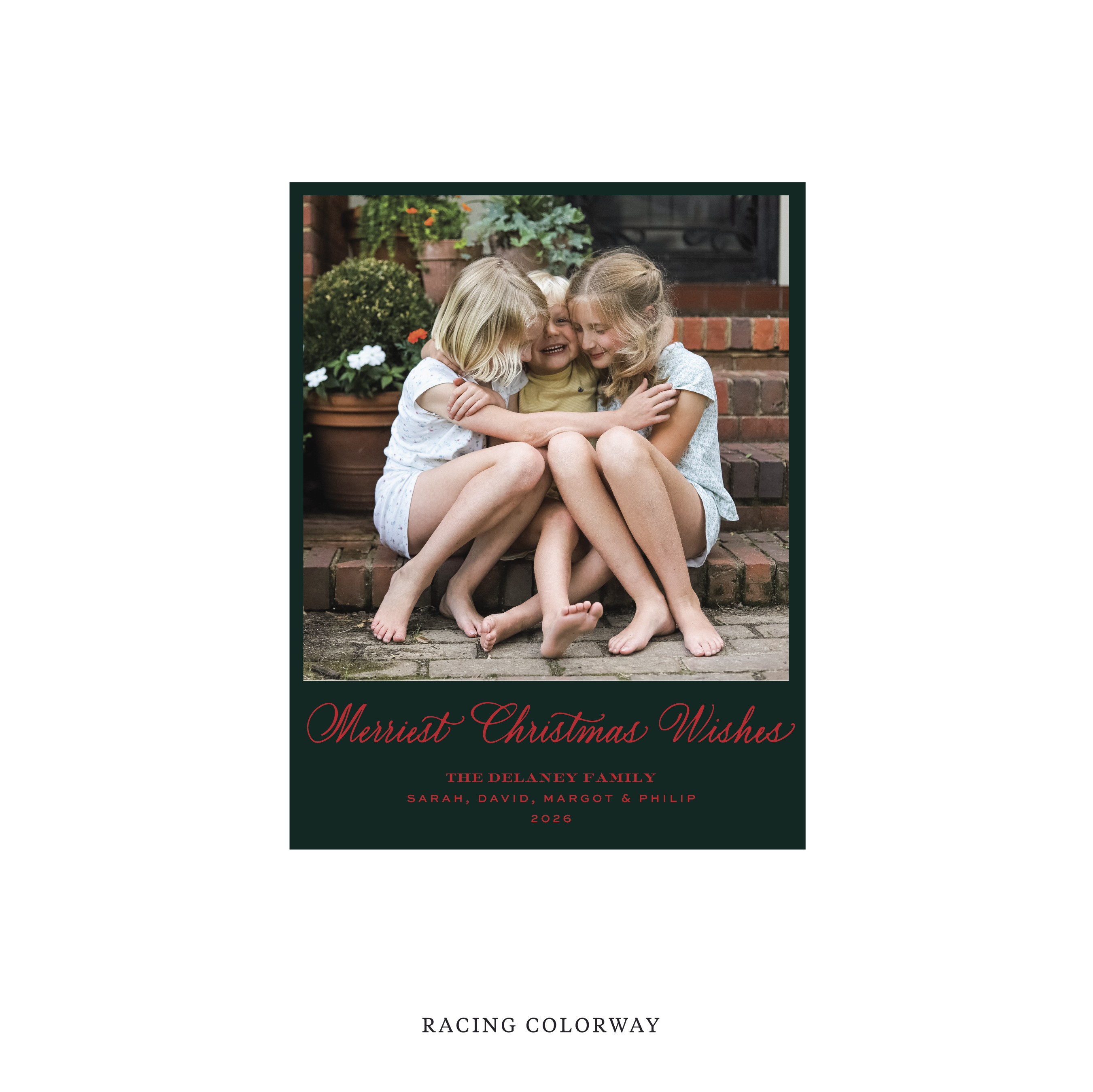 Goodwin Classic Flat Print Holiday Card, Small