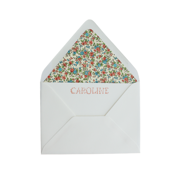 Damask Rose Stationery Set