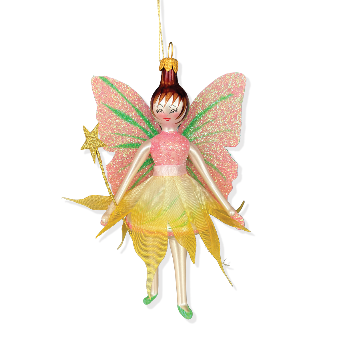 Dewdrop Fairy Ballerina Italian Glass Ornament
