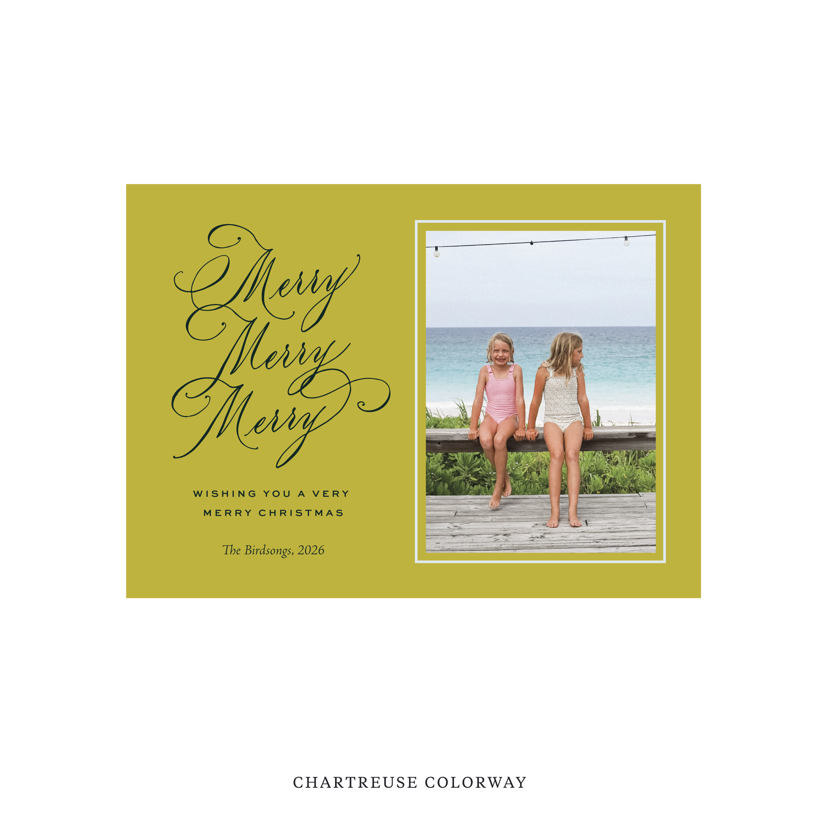 Ludlow Classic Flat Print Holiday Card, Medium