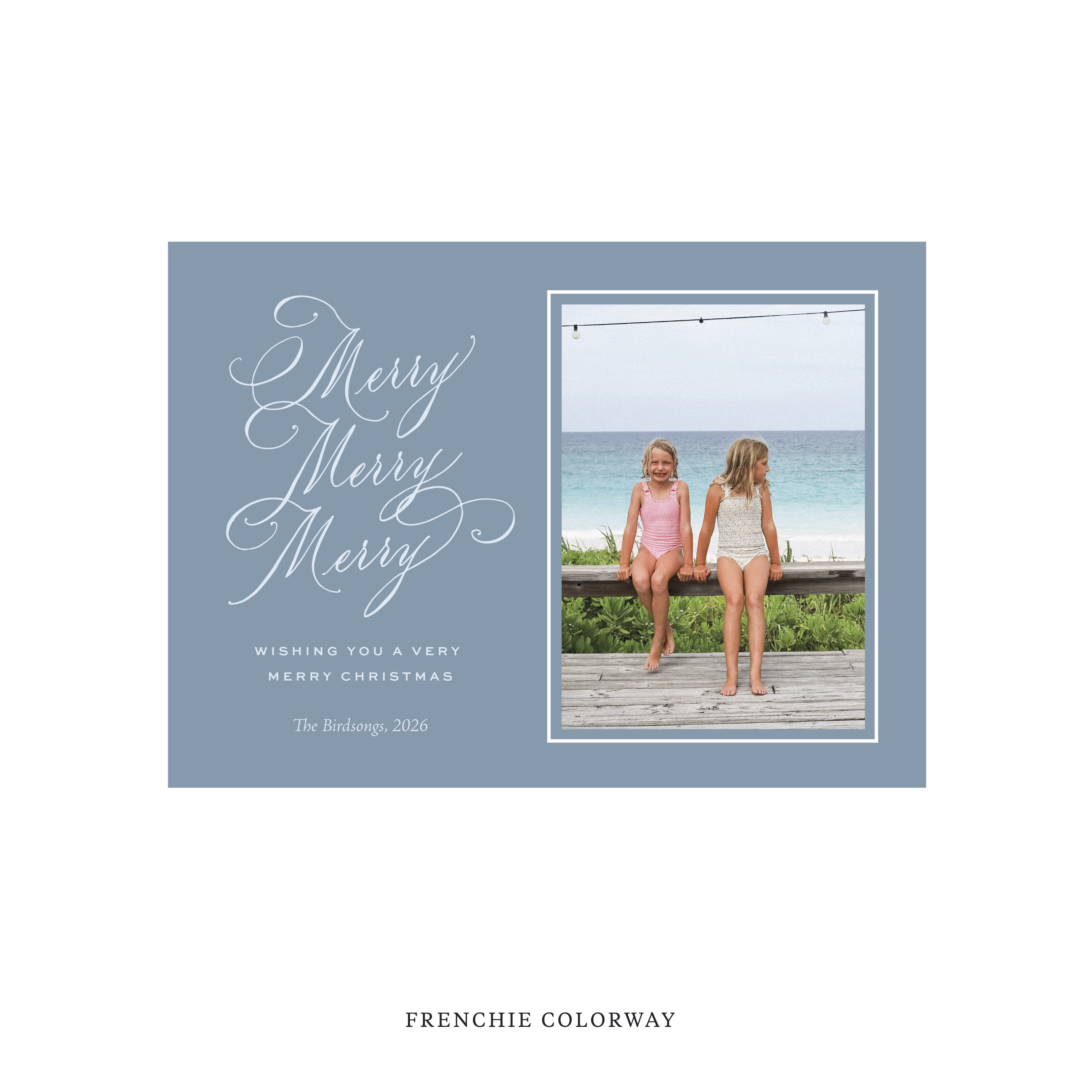 Ludlow Classic Flat Print Holiday Card, Medium