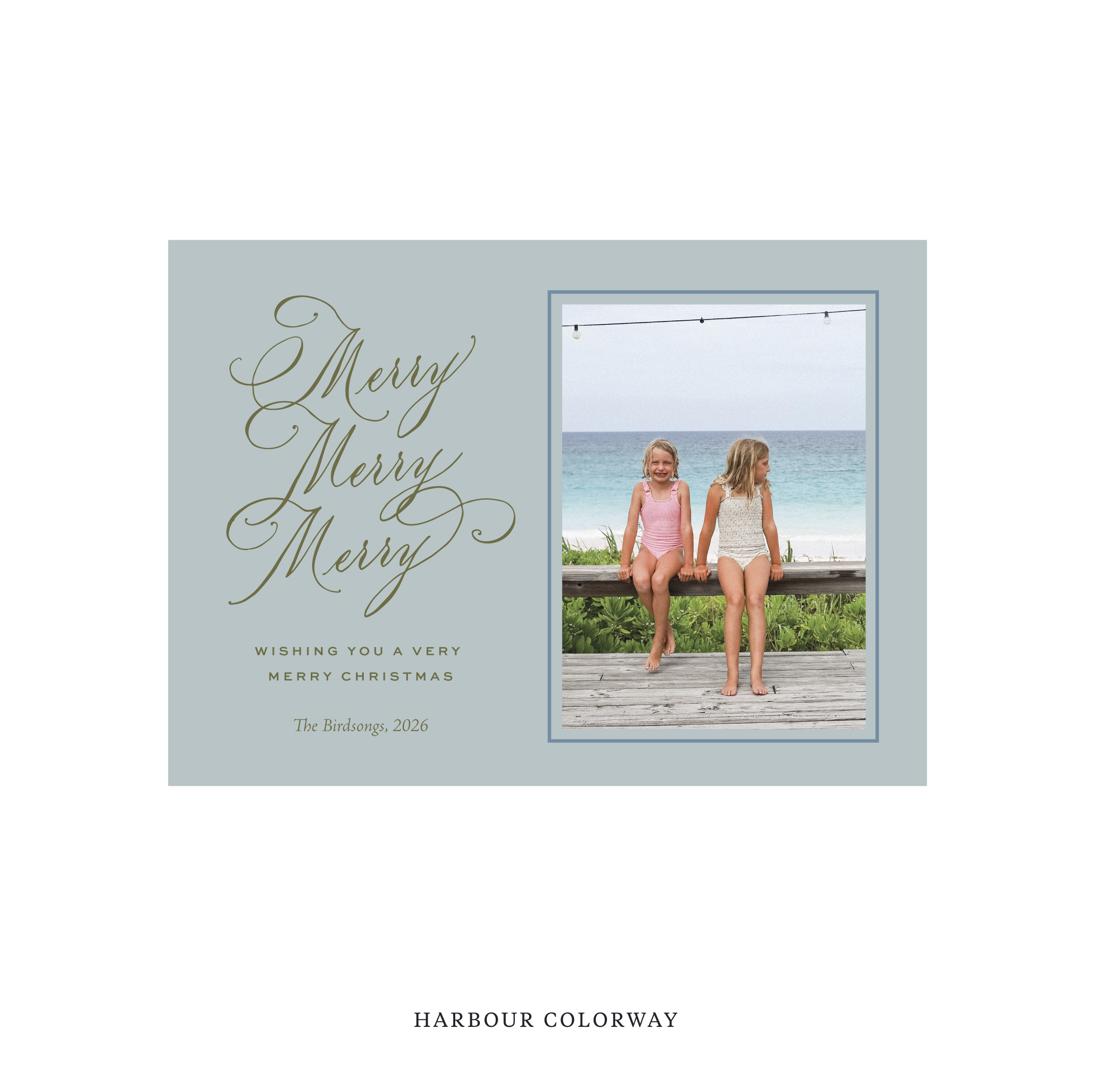 Ludlow Classic Flat Print Holiday Card, Medium