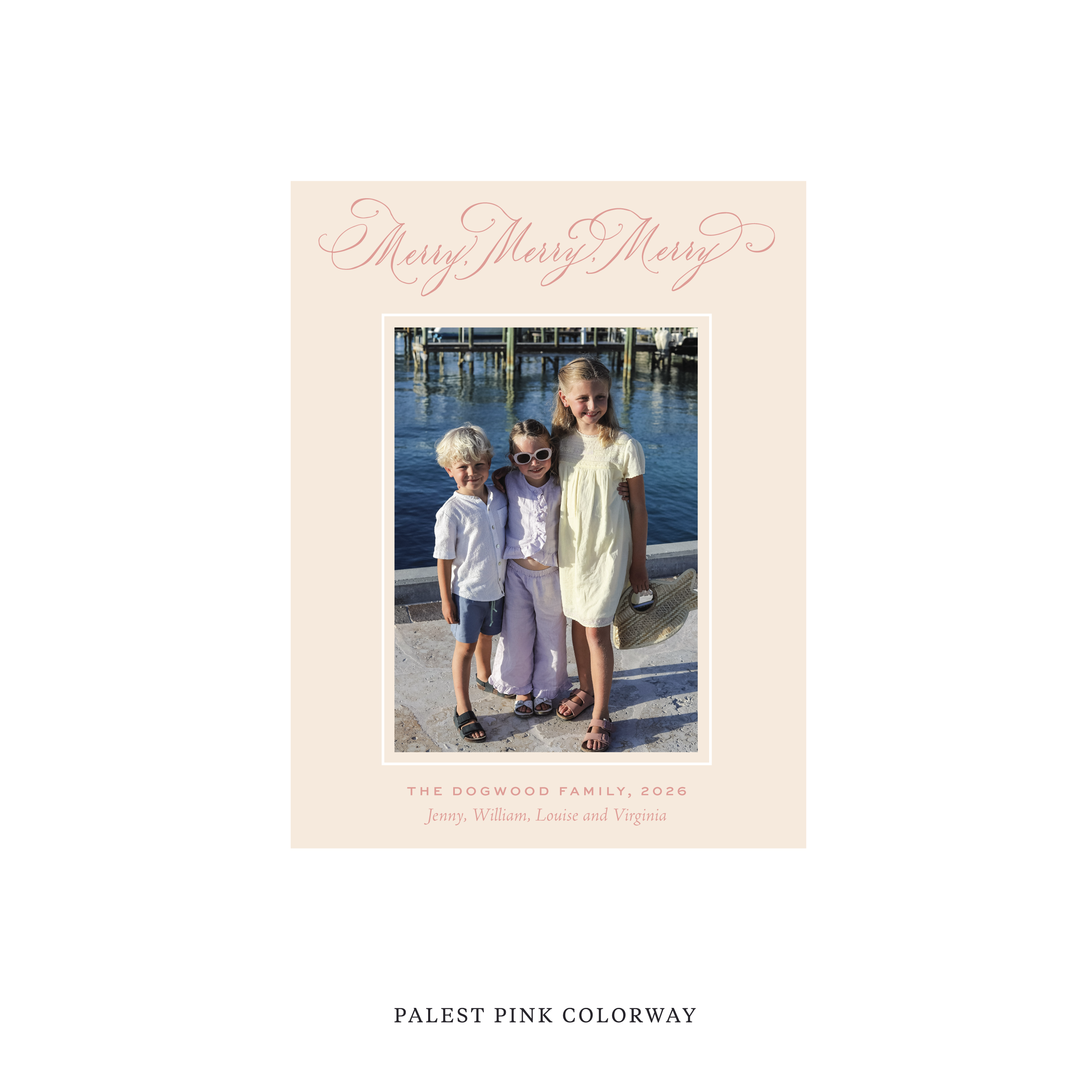 Ludlow Classic Flat Print Holiday Card, Small